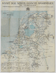 800257 Kaart van het lijnennet van de spoorwegen en tramwegen in Nederland, uitgegeven door de N.V. Nederlandsche ...